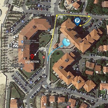 La Dune D'Or - Vue Mer, Studio Face A La Plage Avec Terrasse Soorts-Hossegor Luaran gambar
