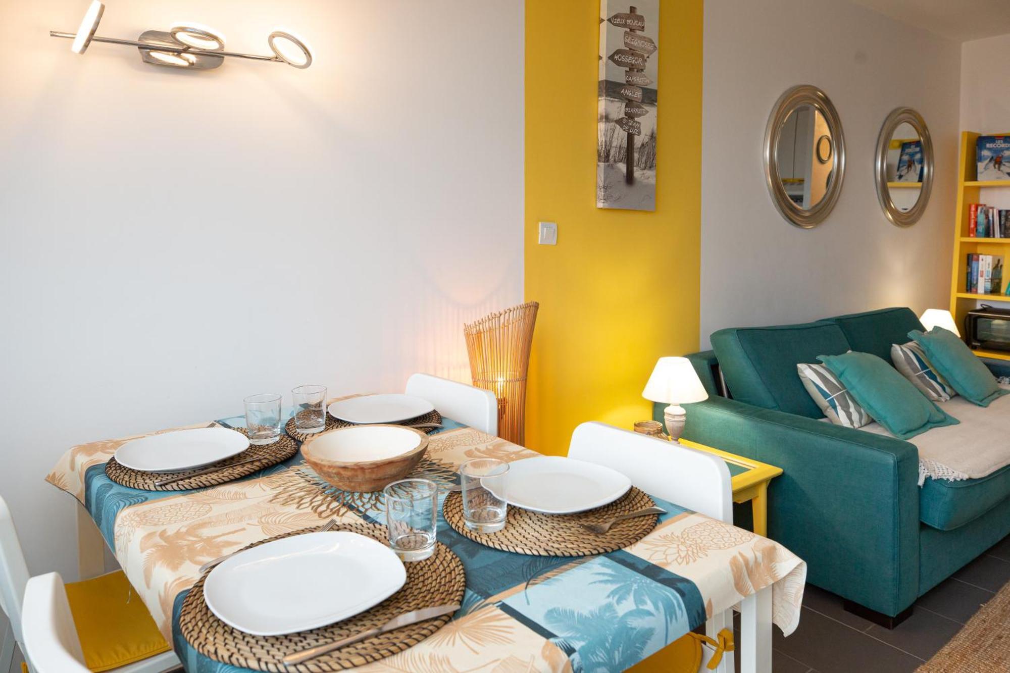 La Dune D'Or - Vue Mer, Studio Face A La Plage Avec Terrasse Soorts-Hossegor Luaran gambar